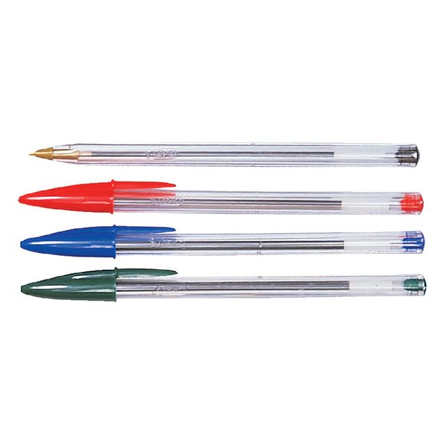 BIC - Ballpen Bic Cristal Tubo 50 m Assorti | Boîte extérieure une pièce de 50