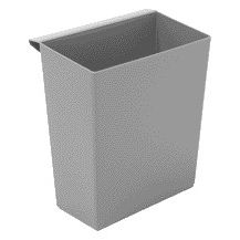 Vepa Bins - Inserto per cestino gettacarte quadrato grigio