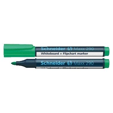 Schneider -  Whiteboardmarker Maxx 290 rond 2-3mm groen