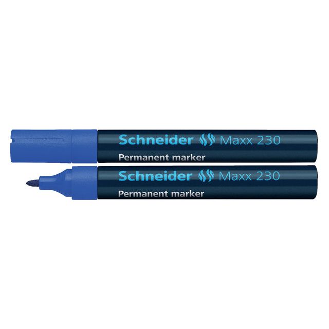 Schneider - Felt -tip Maxx 230 Round 1-3 mm bleu | 1 pièce | 10 morceaux