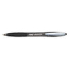 Bic - Stylo bille Atlantis clip métal souple clic moyen noir | 12 pièces