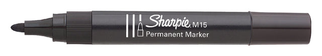 Sharpie - Viltstift ie M15 rond zwart 1.8mm | 12 stuks