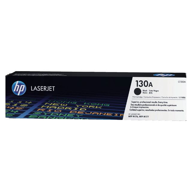 HP - toner 130A, 1 300 pagina's, OEM CF350A, zwart