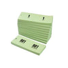 Office -  Nummerblok 42x105mm nummering 1 1000 groen 10st | 10 stuks
