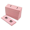 Office -  Nummerblok 42x105mm nummering 1-1000 roze 10 stuks