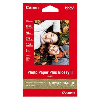 Canon - Carta Inkjet PP-201 10x15cm 260gr lucida 50 fogli