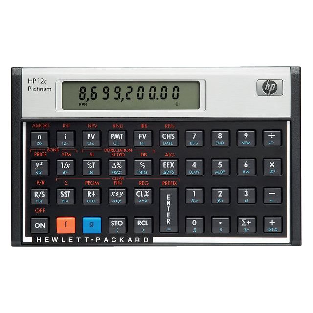 HP - Calculatrice HP 12C Platinum | 1 pièce