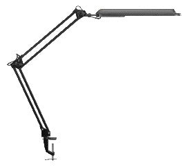 MAUL - Desk lamp Atlantic LED table clamp black