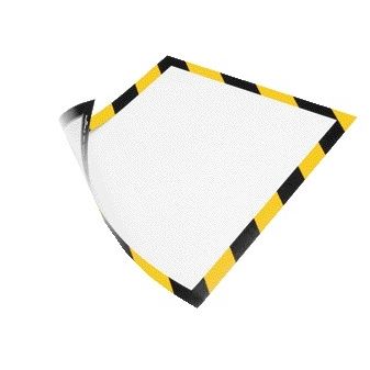 Durable - Duraframe 4945130 y A4 imán amarillo/negro 5 piezas