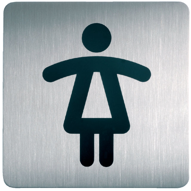 Durable - Infobord pictogram 4956 vierkant wc dames 150mm