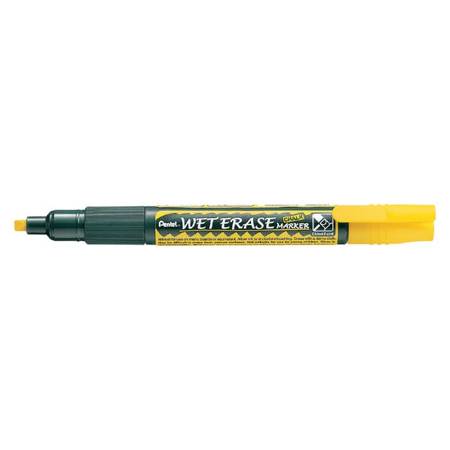 Pentel - marqueur de craie Pentel SMW26 1,5-4 mm jaune | 12 pièces