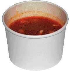 IEZZY catering e cate - Tazza da zuppa 240ml cartone bianco 1000 pezzi