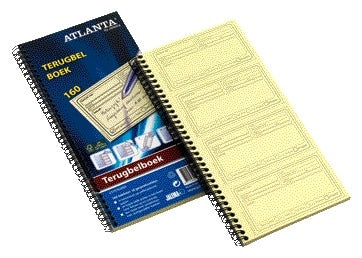 Djois - Callback book recycled paper 74x128mm 400 notes 100 sheets | 5 pieces