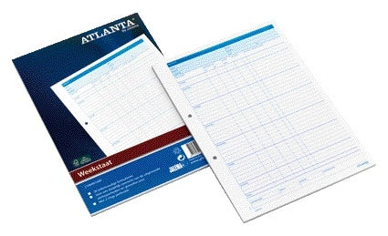Djois -  Weekstaat  atl a4 297x210mm 70gr 50vel | 5 stuks
