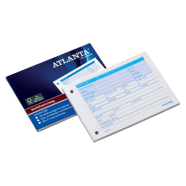 Atlanta - Anwendung des Urlaubs Atlanta A6 105x148mm 50vel | 1 Stück | 5 Stücke