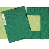 Exacompta - Elastomap Forever A4 3 flaps 380gr dark green | 25 pieces