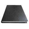 Qbasic - Cuaderno de tapa dura A5 400 páginas rayado negro | 5 piezas