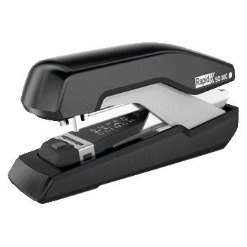Rapid - Agrafeuse SO30c demi-bande 30 feuilles 24/6 noir/gris