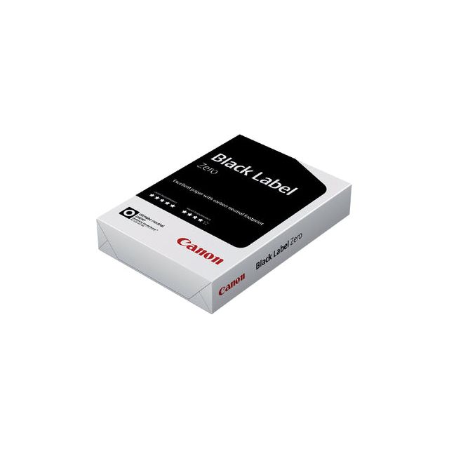 Black Label - Kopieerpapier Black Label Zero A4 75gr wit 500vel | 5 stuks