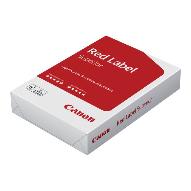 Canon - Papier kopieren Red Label Superior A3 80gr White | Packung mit 500 Blättern