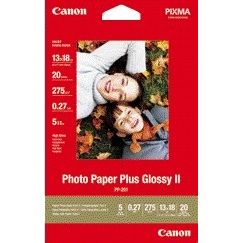 Canon - Carta Inkjet PP-201 13x18cm 260gr più 20 fogli