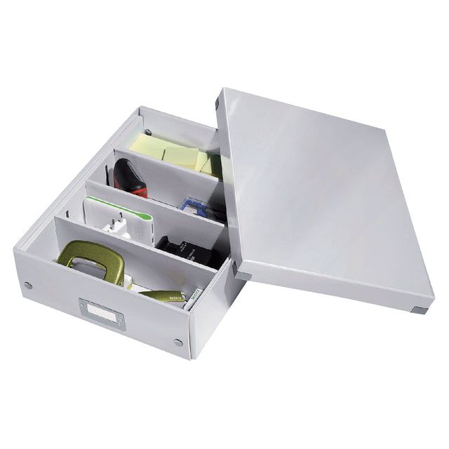 Leitz - Tri Box Leitz wow cliquez sur Store 280x100x370mm WT | 1 pièce