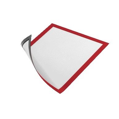 Durable - Duraframe 486903 magnético A4 rojo 5 piezas