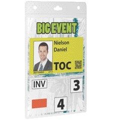 Durable -  Badge  evenementen a6 zonder koord 20st