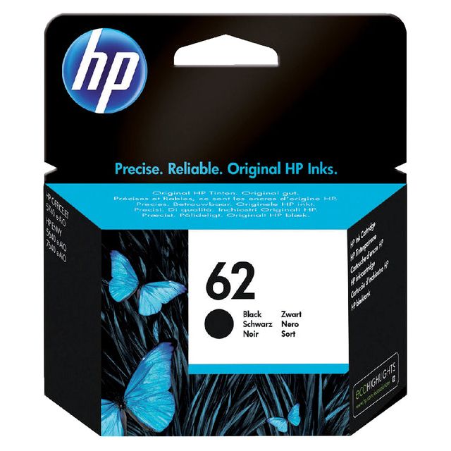 HP - Inkcartridge HP C2P04AE 62 Schwarz | 1 Stück