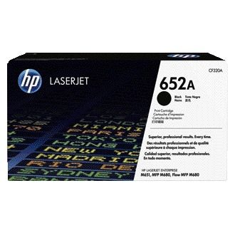 HP - Cartucho de tóner cf320a 652a negro