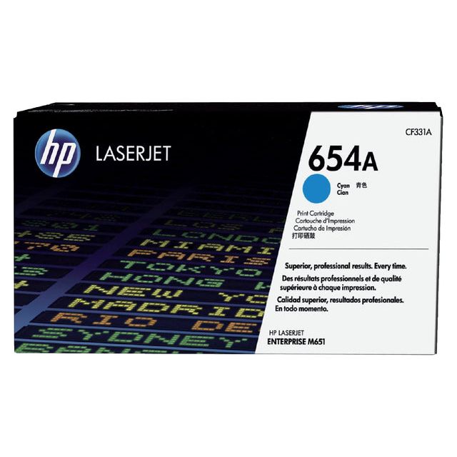 HP - Tonercartridge hp cf331a 654a blauw