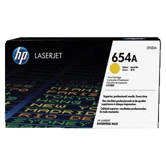 HP -  654A originele gele LaserJet tonercartridge