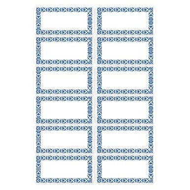 HERMA -  Etiket  3742 keuken blauw