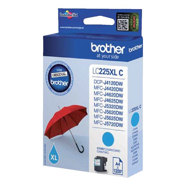 Brother - Inktcartridge  lc-225xlc blauw | 5 stuks