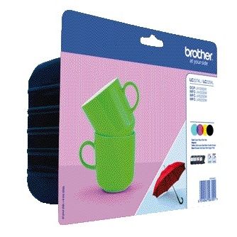 Brother - Cartucho de tinta LC-227XLVALP negro + 3 colores | 4 piezas