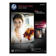 Papel fotográfico HP - Plus ft A4, 300 g, paquete de 20 hojas, semibrillante