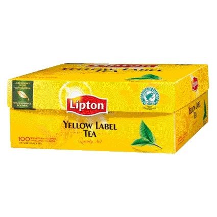 Lipton -  Thee  yellow label zonder envelop 100x1.5gr