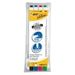 Bic - Whiteboard marker 1721 round f assorted | 12 pieces