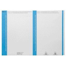 Elba - Rider strip No. 8 138x6mm lateral blue 10 sheets