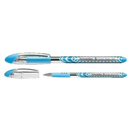 Schneider - Rollerball slider basic extra ancho azul claro