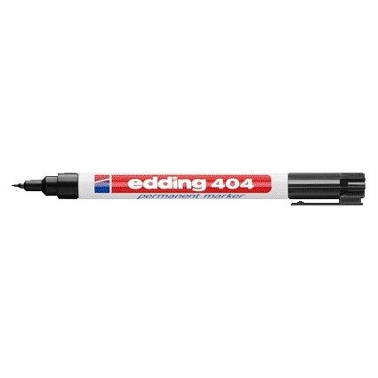 Edding - Rotulador 404 redondo 0,75 mm negro | 10 piezas