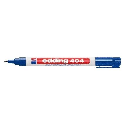 Edding - Feutre 404 rond 0,75mm bleu | 10 pièces