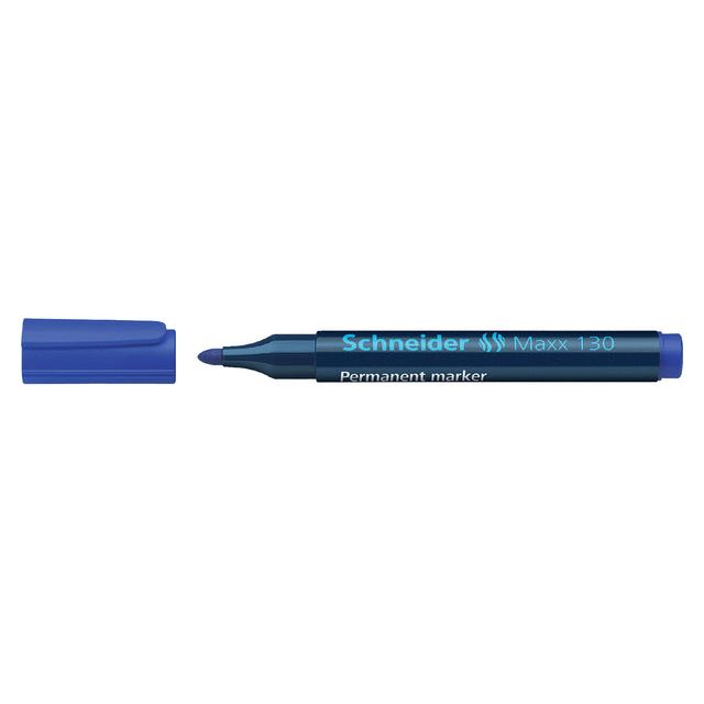 Schneider - Viltstift 130 rond blauw 1-3mm | 10 stuks