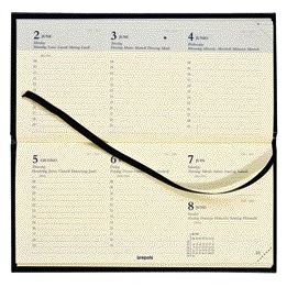 Quantore - Agenda 2026 pocket agenda 7 days/2 pages landscape | 72 pieces