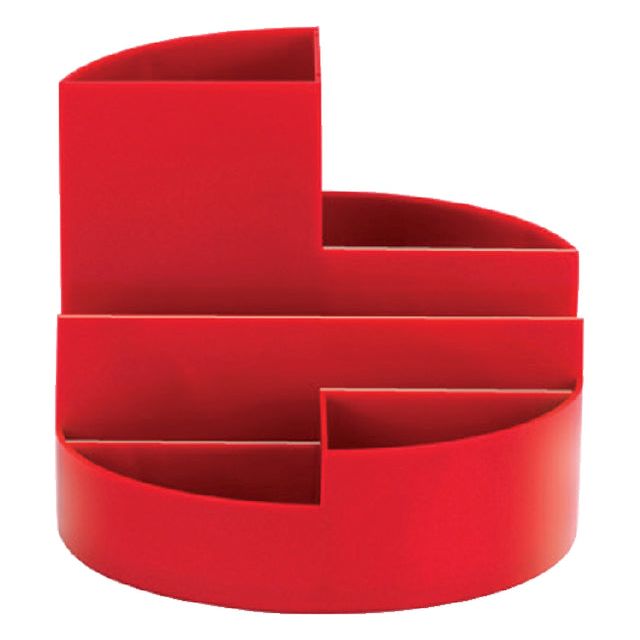 Maul - BureAustandaard Maul 41176 Roundbox 12,5 cm rot | 1 Stück