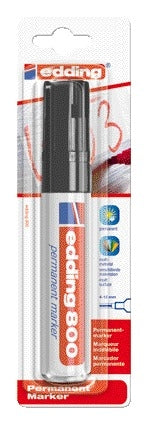 Edding - Pennarello 800 diagonale 4-12mm nero blister da 1 pezzo | 6 pezzi