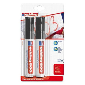 Edding -  Viltstift  800 schuin 4-12mm zwart