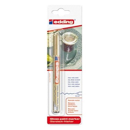 Edding – Ölbasierter Paintmarker 780 0,8 mm Gold, Blisterpackung mit 1 Stück