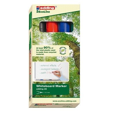 Edding EcoLine -  Whiteboardmarker edding 28 eco rond 1.5-3 ass