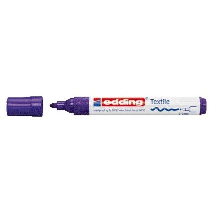 Edding - Textile marker 4500 round 2-3mm violet